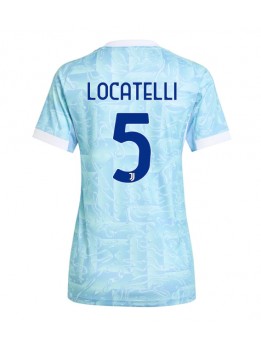 Billige Juventus Manuel Locatelli #5 Bortedrakt Dame 2025-26 Kortermet